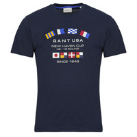 Kleidung Herren T-Shirts Gant GRAPHIC SS T-SHIRT Marine