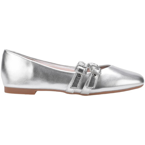 Schuhe Damen Ballerinas La Modeuse 72681_P170927 Silbern