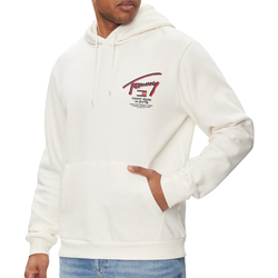 Kleidung Herren Sweatshirts Tommy Hilfiger DM0DM18647 Weiss