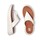 Schuhe Damen Zehensandalen FitFlop F-MODE LEATHER TOE-POST SANDALS Weiss