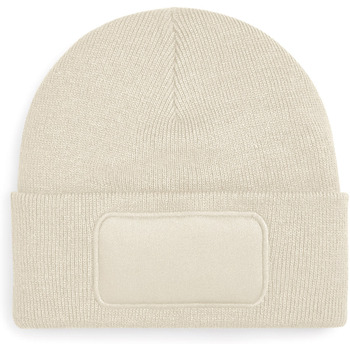 Accessoires Kinder Mütze Beechfield Bonnet à patch Weiss