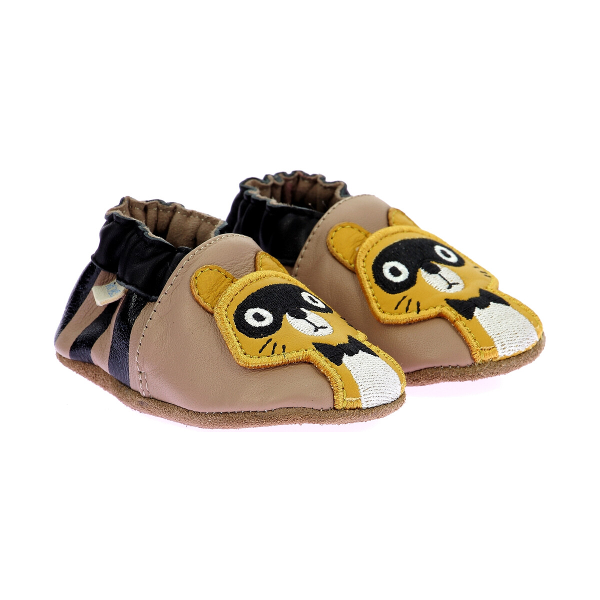 Schuhe Jungen Babyschuhe Robeez Raycoon Braun