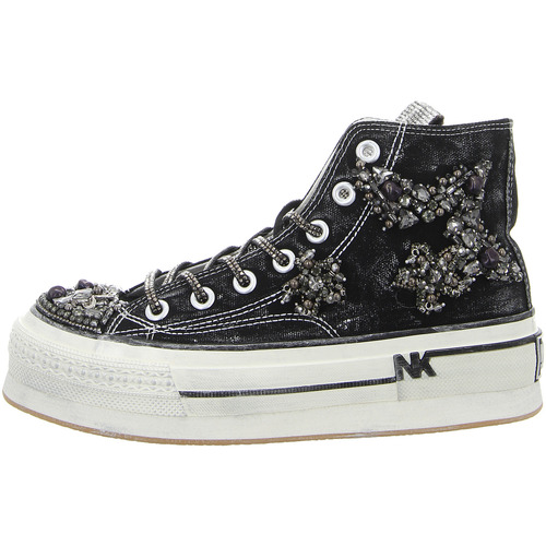 Nan-Ku Schnuerschuhe DFA-03 BLACK Schwarz