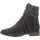 Schuhe Damen Stiefel Simen Stiefeletten 7153A GRAU-WEINROT Grau