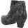 Schuhe Damen Stiefel Simen Stiefeletten 7093A SCHWARZ-GOLD Schwarz