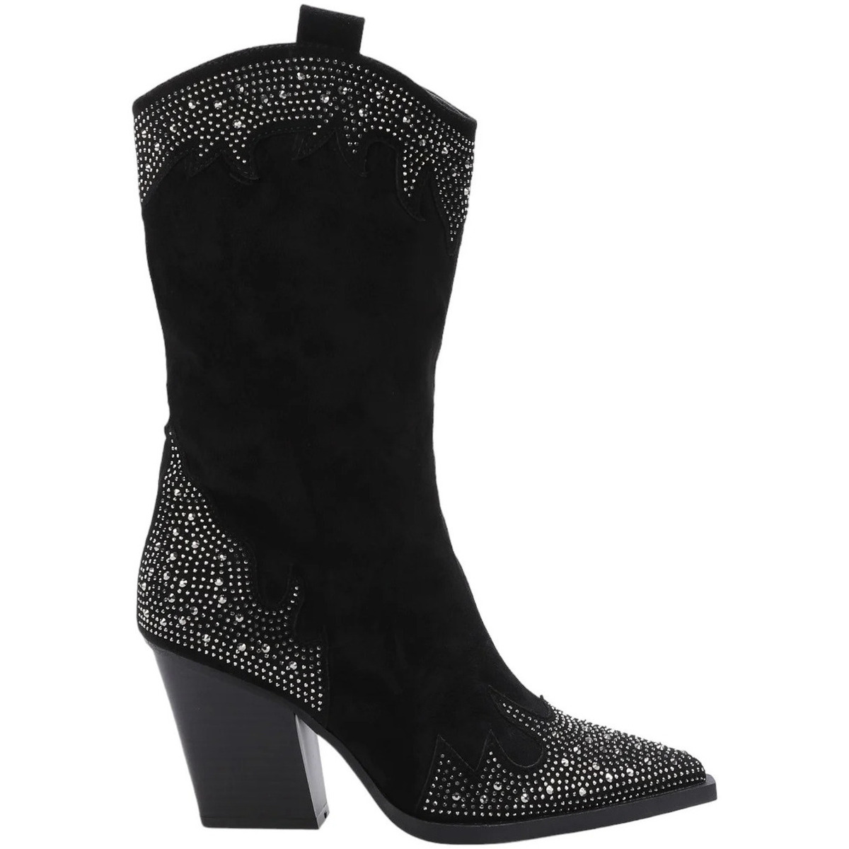 Schuhe Damen Stiefel La Modeuse 72694_P171006 Schwarz