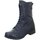 Schuhe Damen Stiefel Think Stiefeletten Denk Schnürstiefelette navy 3-000154-8050 Blau