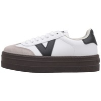 Schuhe Damen Sneaker Low Victoria BARCELONA CICLISTA EFECTO PIEL Weiss