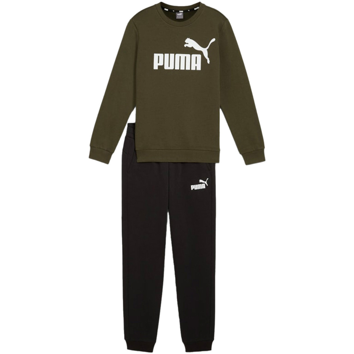 Kleidung Kinder Jogginganzüge Puma  Grün
