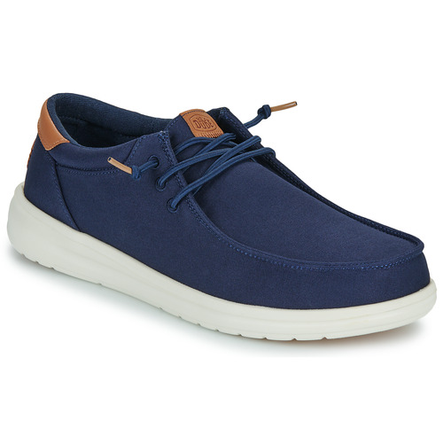 Schuhe Herren Slip on HEYDUDE Paul Canvas Marine