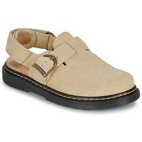 Schuhe Kinder Pantoletten / Clogs Dr. Martens Jorgie J Light Tan Bronx Suede Beige