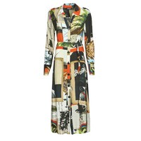 Kleidung Damen Maxikleider Desigual COLLAGE LACROIX Multicolor