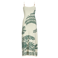 Kleidung Damen Maxikleider Desigual MARSELLA Weiss