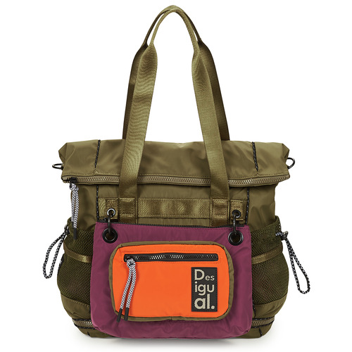 Taschen Damen Rucksäcke Desigual MODULARIS ORIGINALE VOYAGER Kaki / Orange