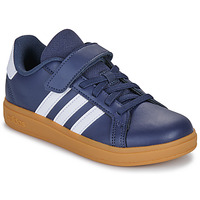 Schuhe Jungen Sneaker Low Adidas Sportswear GRAND COURT 2.0 EL C Marine / Camel