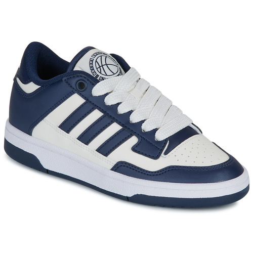 Schuhe Kinder Sneaker Low Adidas Sportswear RAPID COURT LOW J Marine / Weiss