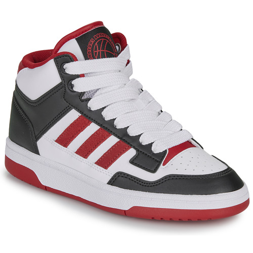 Schuhe Kinder Sneaker High Adidas Sportswear RAPID COURT MID J Schwarz / Rot / Weiss
