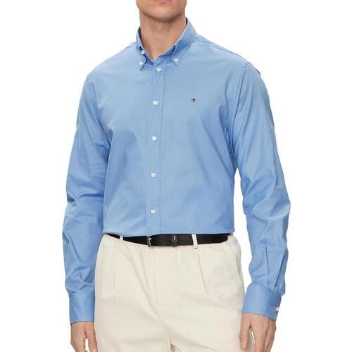 Kleidung Herren Langärmelige Hemden Tommy Hilfiger MW0MW29969 Blau