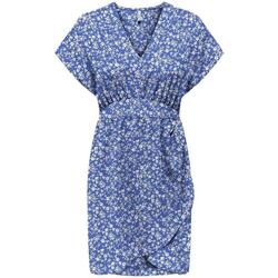 Kleidung Damen Kurze Kleider Only 15317836 Blau
