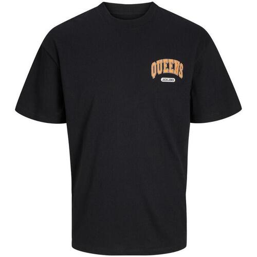 Kleidung Herren T-Shirts & Poloshirts Jack & Jones 12269982 Schwarz