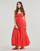 Kleidung Damen Maxikleider Rip Curl PREMIUM SURF MAXI DRESS Rot