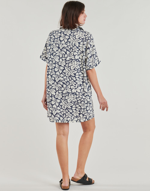 Rip Curl LAS DALIAS SS SHIRT DRESS Weiss / Blau
