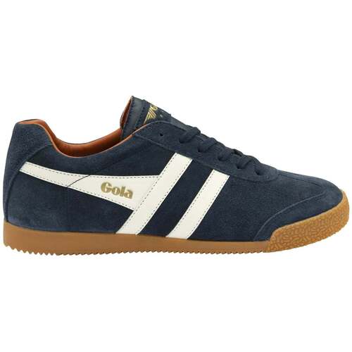 Schuhe Herren Sneaker Gola Baskets cuir  Harrier Blau