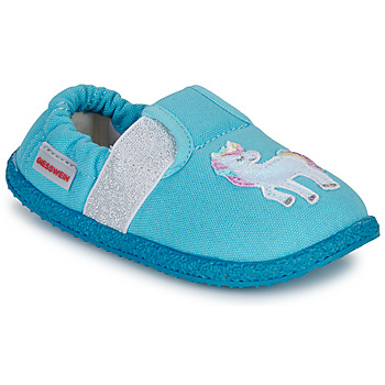 Schuhe Mädchen Hausschuhe Giesswein ARZL Blau