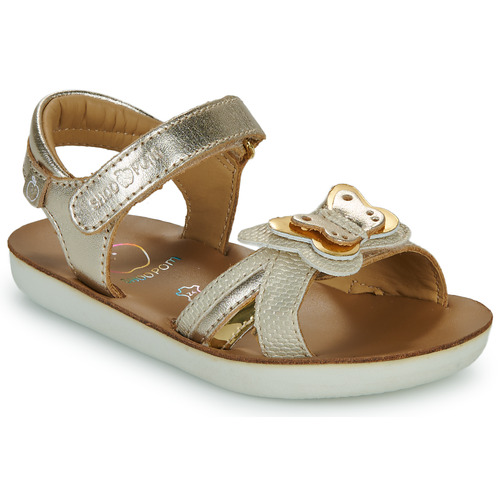 Schuhe Mädchen Sandalen / Sandaletten Shoo Pom GOA FLY Platin