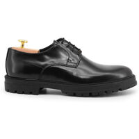 Schuhe Herren Derby-Schuhe & Richelieu Duca Di Morrone Italo - Leather Black Schwarz