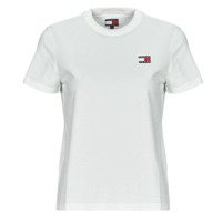 Kleidung Damen T-Shirts Tommy Jeans TJW  REG BADGE TEE Weiss