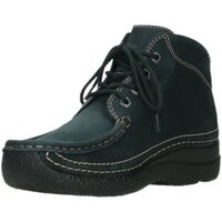 Schuhe Damen Slipper Wolky Schnuerschuhe Roll Shoot 0624216-800-305 Blau