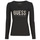 Kleidung Damen Langarmshirts Guess PYTHON LOGO Schwarz