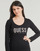 Kleidung Damen Langarmshirts Guess PYTHON LOGO Schwarz