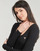 Kleidung Damen Langarmshirts Guess COLETTE LS RIB Schwarz