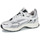 Schuhe Sneaker Low Mercer Amsterdam The Re-Run Weiss / Silbern / Schwarz