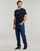 Kleidung Herren T-Shirts Guess SS CN SLIM LOGO EMBRO TEE Marine