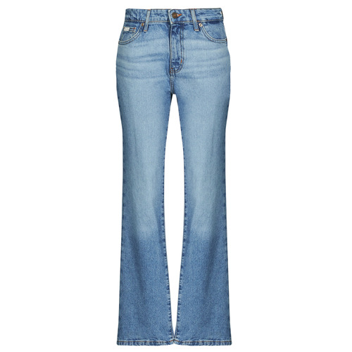Kleidung Damen Straight Leg Jeans Guess G08 MID RISE STRAIGHT Blau