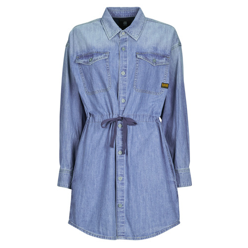 Kleidung Damen Kurze Kleider G-Star Raw  Blau