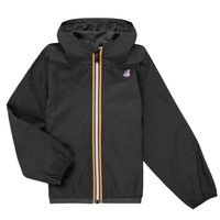 Kleidung Kinder Windjacken K-Way LE VRAI PETIT CLAUDE 4.0 100 % NYLON RECYCLED Schwarz
