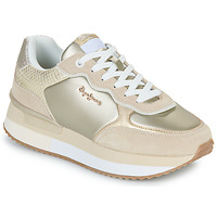 Schuhe Damen Sneaker Low Pepe jeans RUSPER SHINE Beige / Glitterfarbe