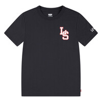 Kleidung Jungen T-Shirts Levi's LS MONOGRAM TEE Schwarz