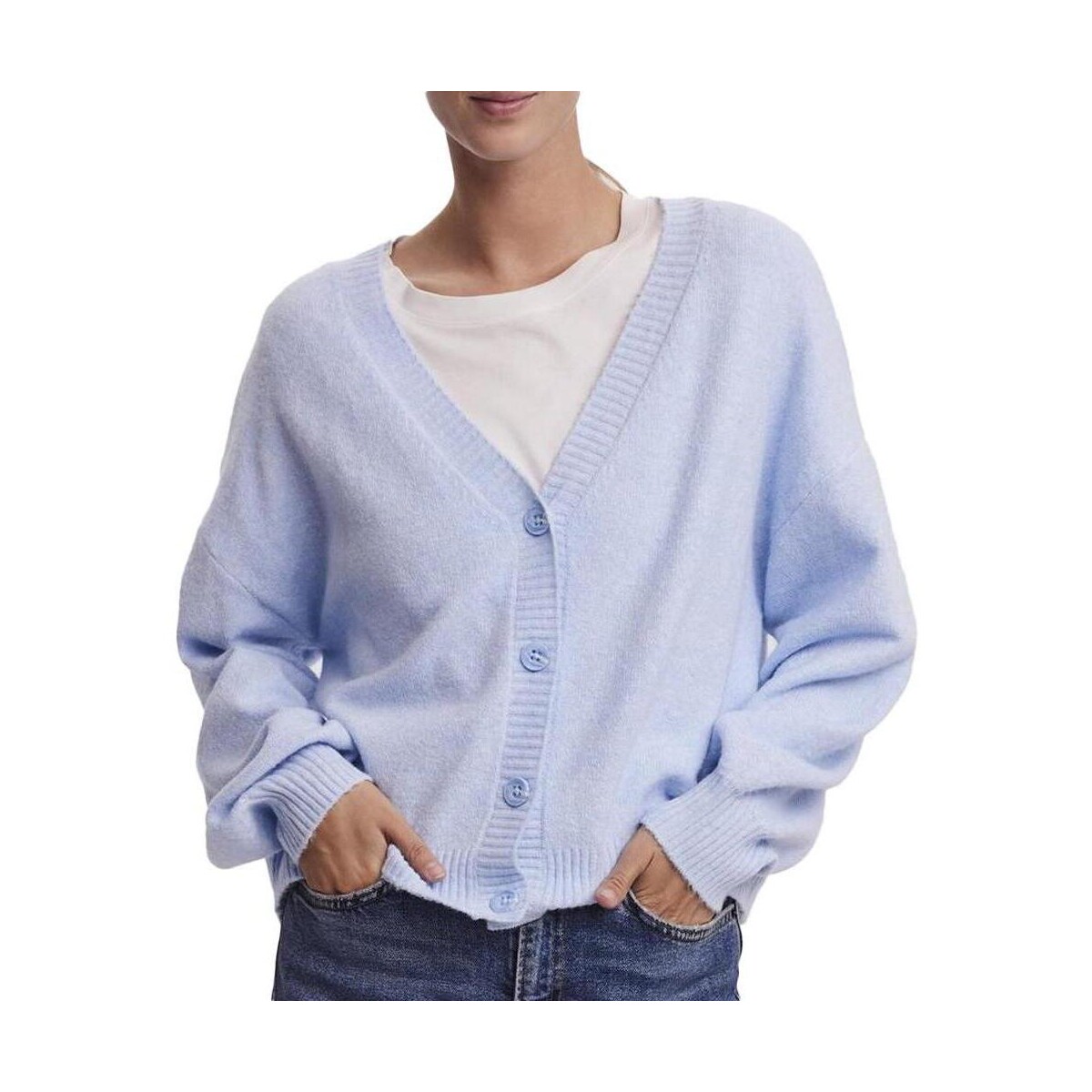Kleidung Damen Strickjacken Vero Moda 10259445 Blau