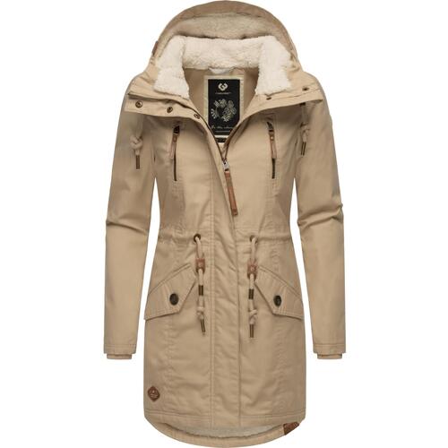 Kleidung Damen Mäntel Ragwear Wintermantel Elsie Beige