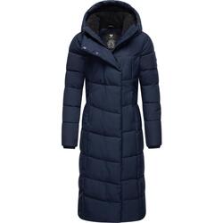 Kleidung Damen Mäntel Ragwear Steppmantel Pavla Extralong Blau