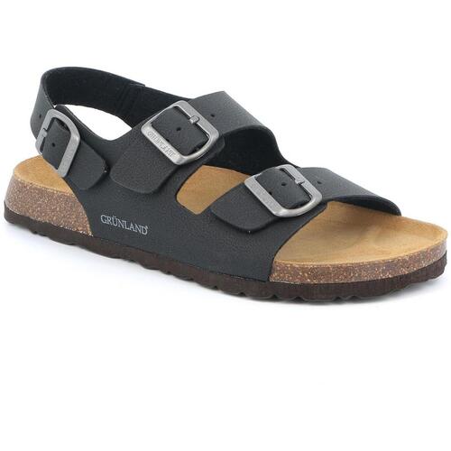 Schuhe Herren Sandalen / Sandaletten Grunland GRU-RRR-SB3645-NE Schwarz