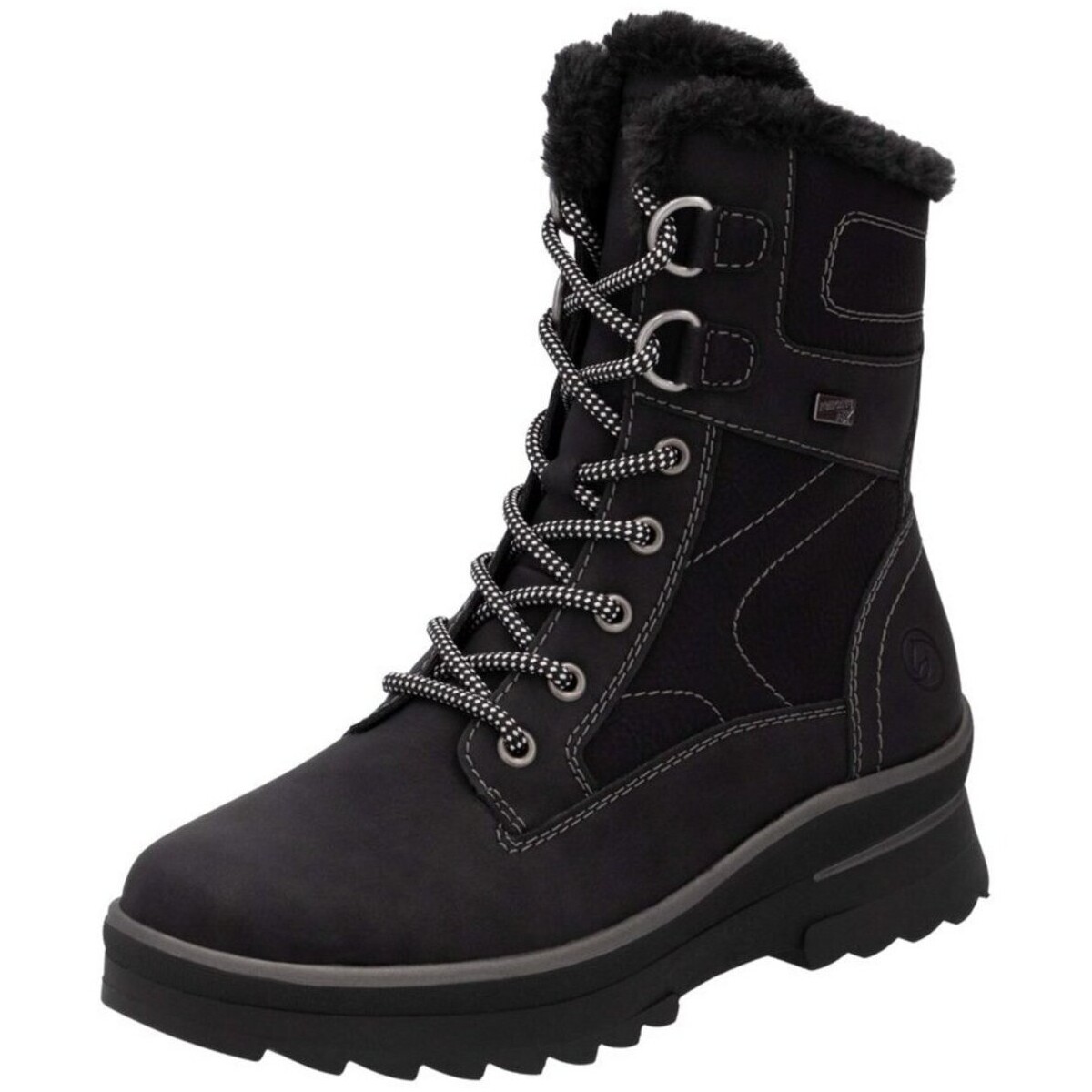 Schuhe Damen Stiefel Remonte Stiefeletten Stiefelette D2B73-02 Schwarz