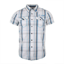 Kleidung Herren Kurzärmelige Hemden Srk Chemise homme CARITA Blau