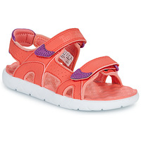 Schuhe Kinder Sandalen / Sandaletten Timberland PERKINS ROW Orange