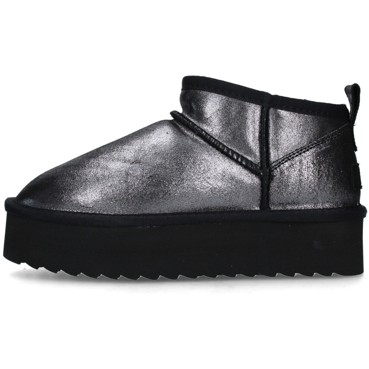 Schuhe Damen Low Boots Colors of California HC.YWPLAMET/BKBK Schwarz